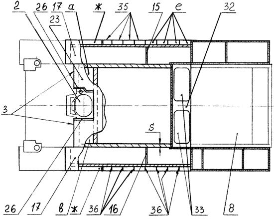 Корпус БМО-Т (вид в плане), крыша надстройки не показана