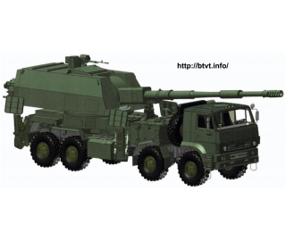 Russian &ldquo;Coalition-SV&rdquo; artillery system